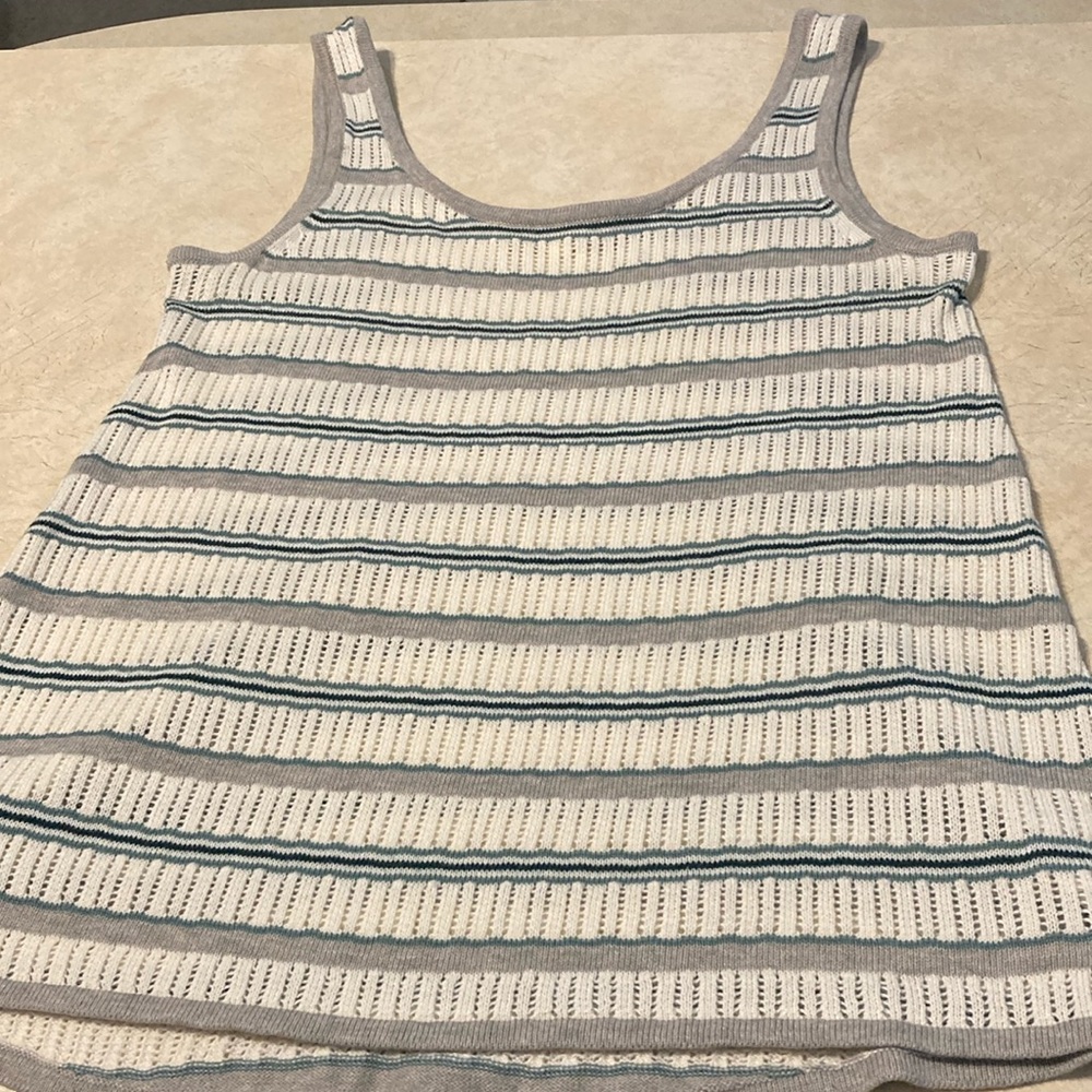 Women’s size small striped knit tank top